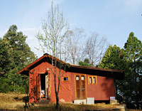 the log cabin